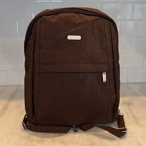 Baggallini Excursion Sling Java Brown Convertible Backpack Crossbody Bag RFID